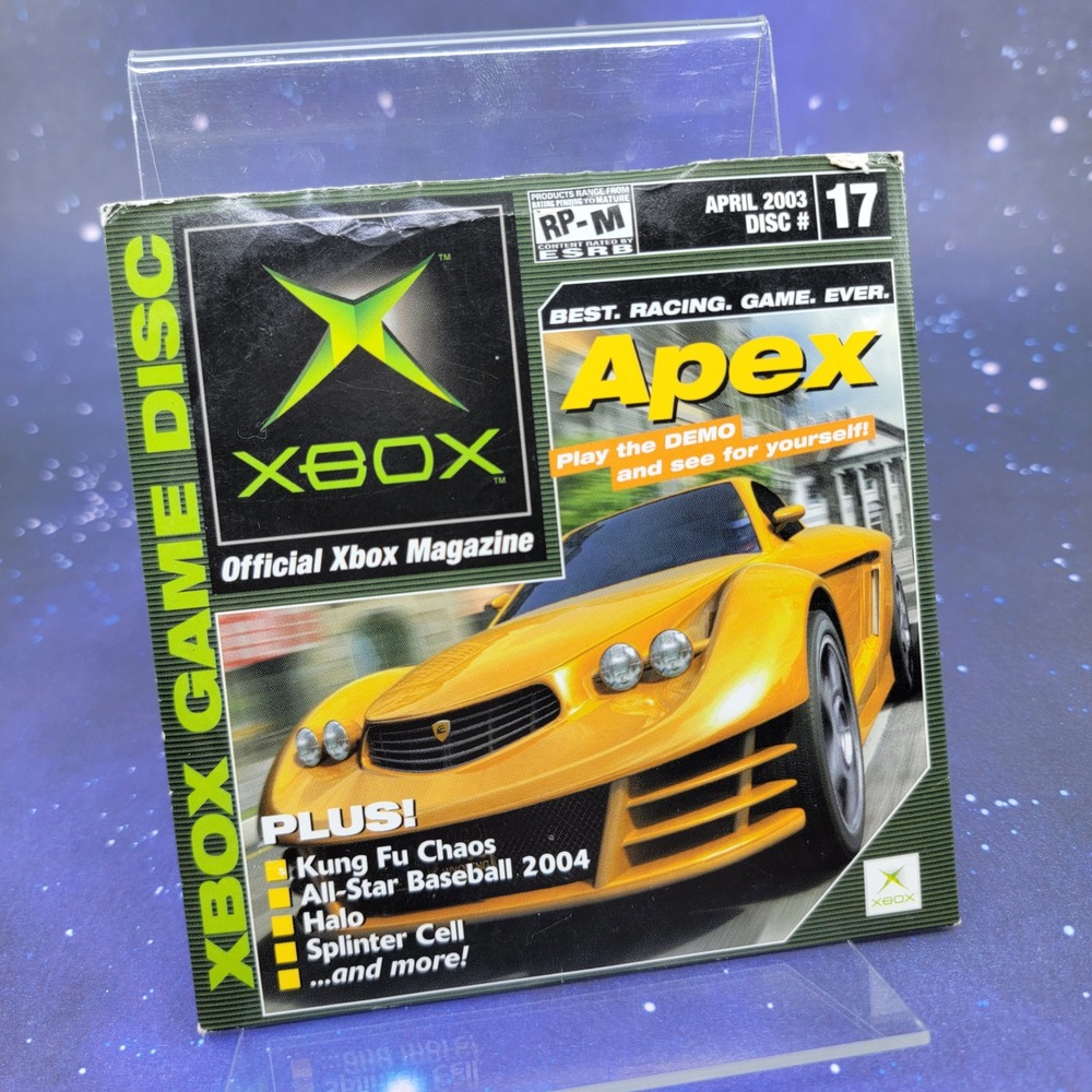 Official Xbox Magazine Game Disc 17 April 2003 Apex Halo Splinter Cell Demos